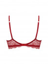 LISE CHARMEL Soutien-gorge coque rouge SUBLIME EN DENTELLE