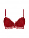 LISE CHARMEL Soutien-gorge coque rouge SUBLIME EN DENTELLE