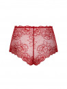 LISE CHARMEL Culotte taille haute rouge SUBLIME EN DENTELLE