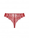 LISE CHARMEL Tanga rouge SUBLIME EN DENTELLE