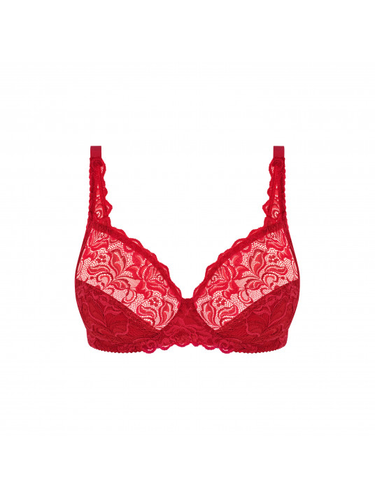 Wacoal Non wired bra red cherry EGLANTINE