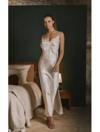 Marjolaine Long silk nighty TESS