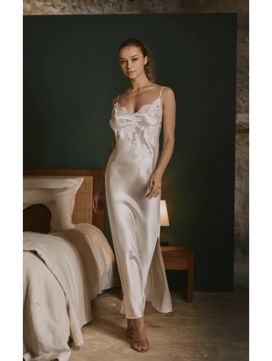 Marjolaine Long silk nighty TESS