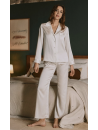 Marjolaine Black silk pajama TESS