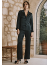 Black silk pajama TESS