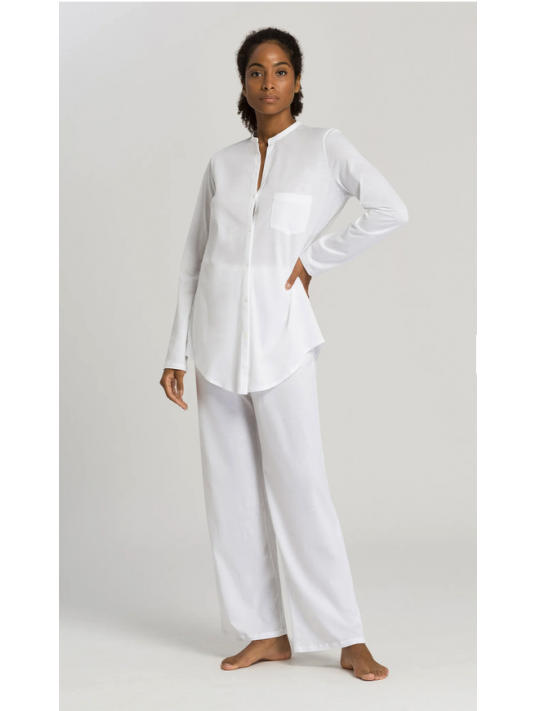 Hanro pyjama en coton Blanc COTTON DELUXE