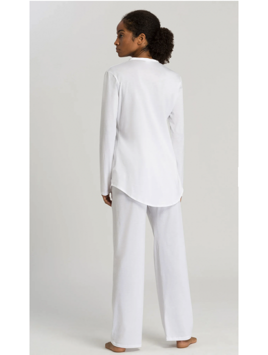 Hanro pyjama en coton Blanc COTTON DELUXE