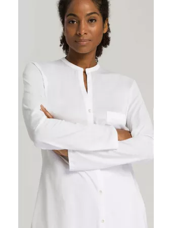 Hanro white pajamas COTTON DELUXE