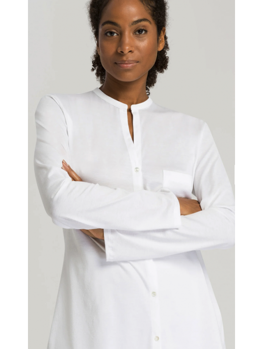 Hanro pyjama en coton Blanc COTTON DELUXE