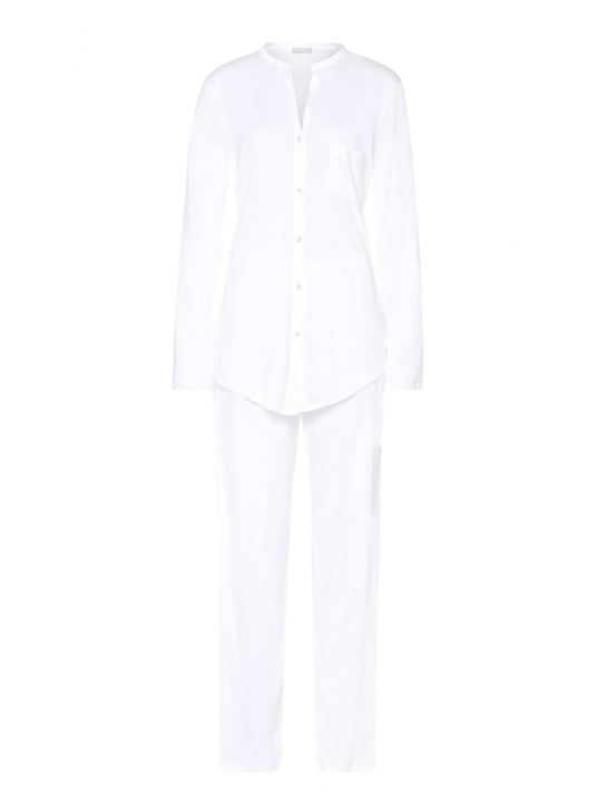 Hanro pyjama en coton Blanc COTTON DELUXE