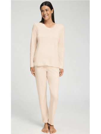 Hanro powder pink pajamas Cotton and Modal TYRA