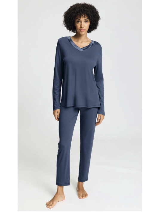 Hanro pyjama coton et Modal poudre TYRA