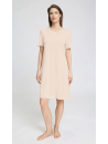 Hanro Chemise de nuit coton et Modal rose TYRA