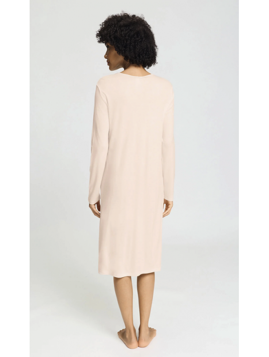 Hanro Powder pink nightgown cotton and modal Tyra