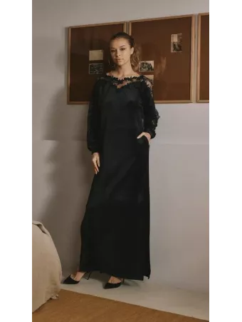 Marjolaine Robe longue velours DANIELLA