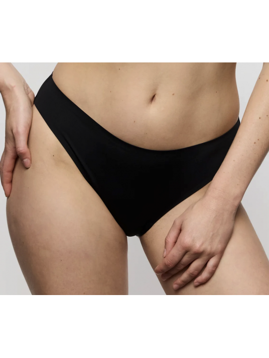 MARIE JO Slip lisse noir SOFT STUDIO