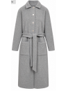 Feraud Robe de chambre grise en polaire boutonnée