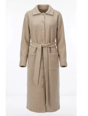Feraud Beige fleece butonned dressing gown