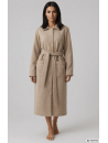 Feraud Beige fleece butonned dressing gown