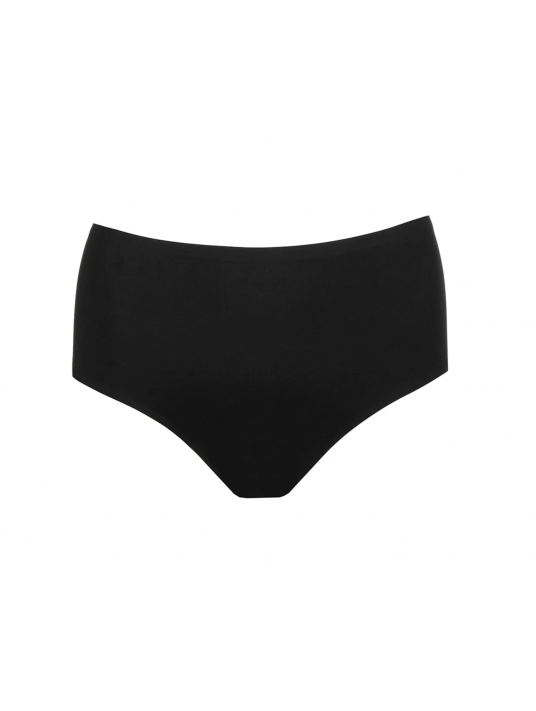 Slip haut lisse noir SOFT STUDIO