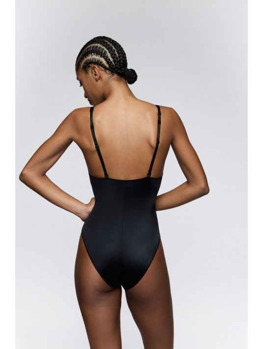Sarda Body satin noir MAYELA