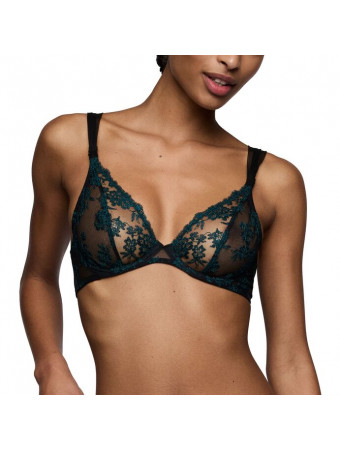 SARDA Embroidered Tulle Underwired Bra