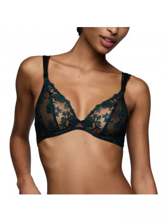 SARDA Embroidered Tulle Underwired Bra