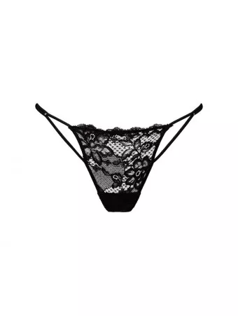 Sarda black Thong AMELIA