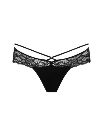 Tanga noir AMELIA