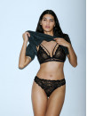 Sarda Slip brésilien noir AMELIA