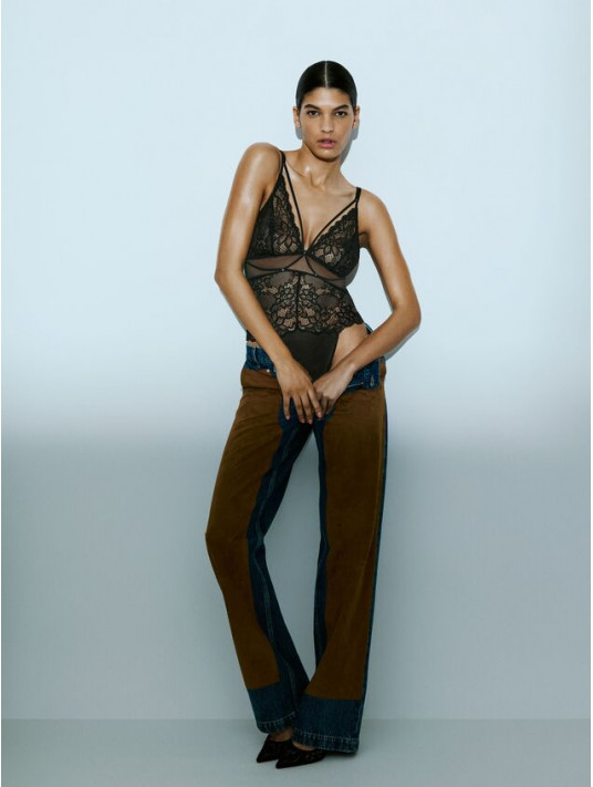 Sarda Body dentelle noir AMELIA