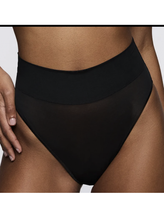 SARDA Slip taille haute noir TEGLA