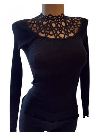 Top manches longues macrame...