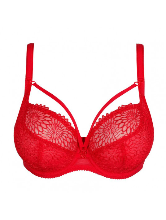 Prima donna Soutien-gorge coupe tulipe rouge SOPHORA