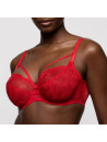 Prima donna Soutien-gorge coupe tulipe rouge SOPHORA