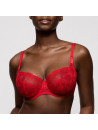 Prima donna Soutien-gorge coupe tulipe rouge SOPHORA