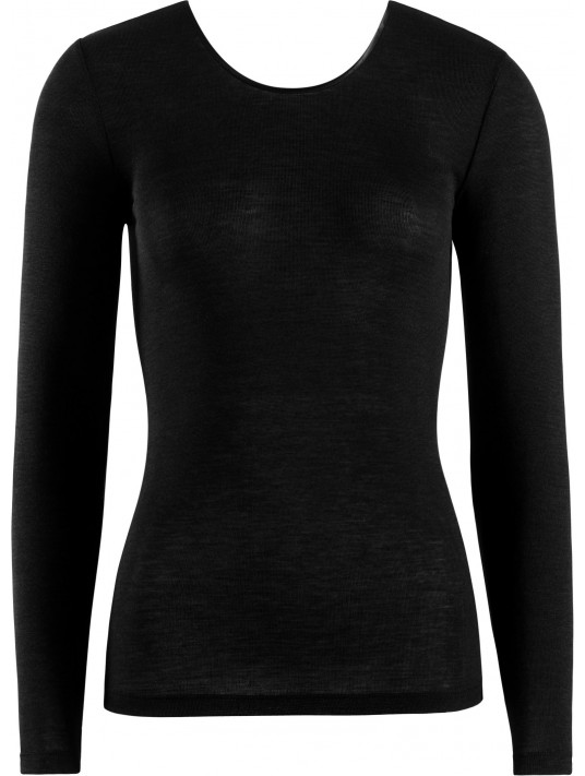 Tee shirt laine & soie hanro