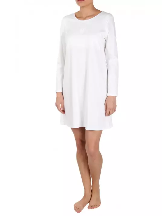 Feraud Long sleeved cotton nightgown ivory HIGH CLASS Feraud Long sleeved cotton nightgown ivory HIGH CLASS